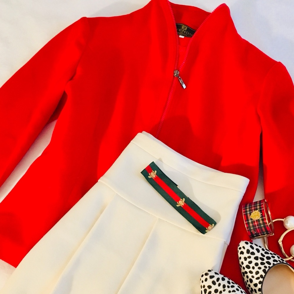 SOLD| Fendi 100% Cashmere Jacket - Picture 1 of 8