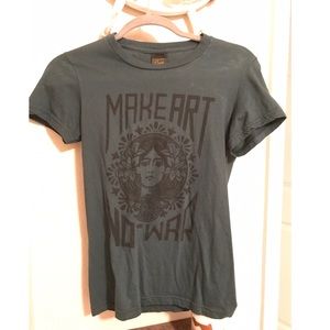 Make art not war shirt