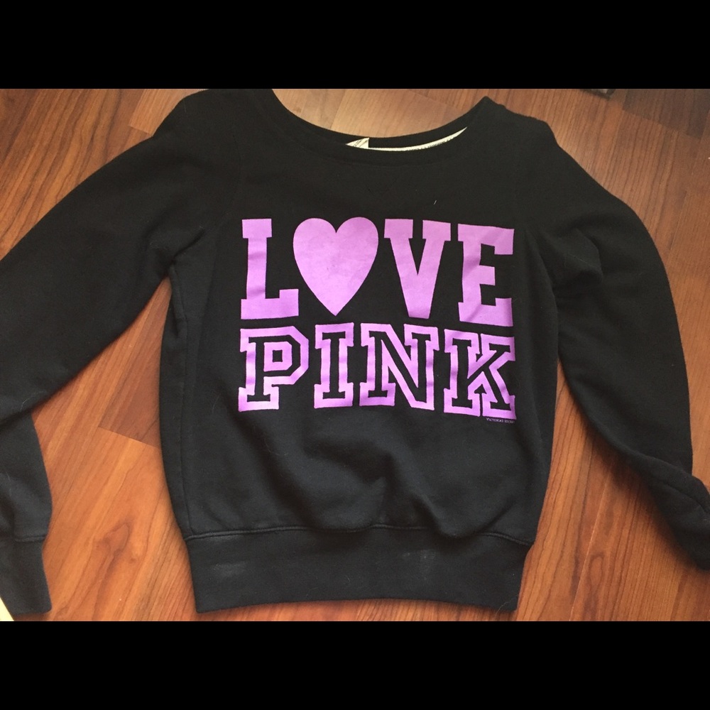 Pink sweatshirt!