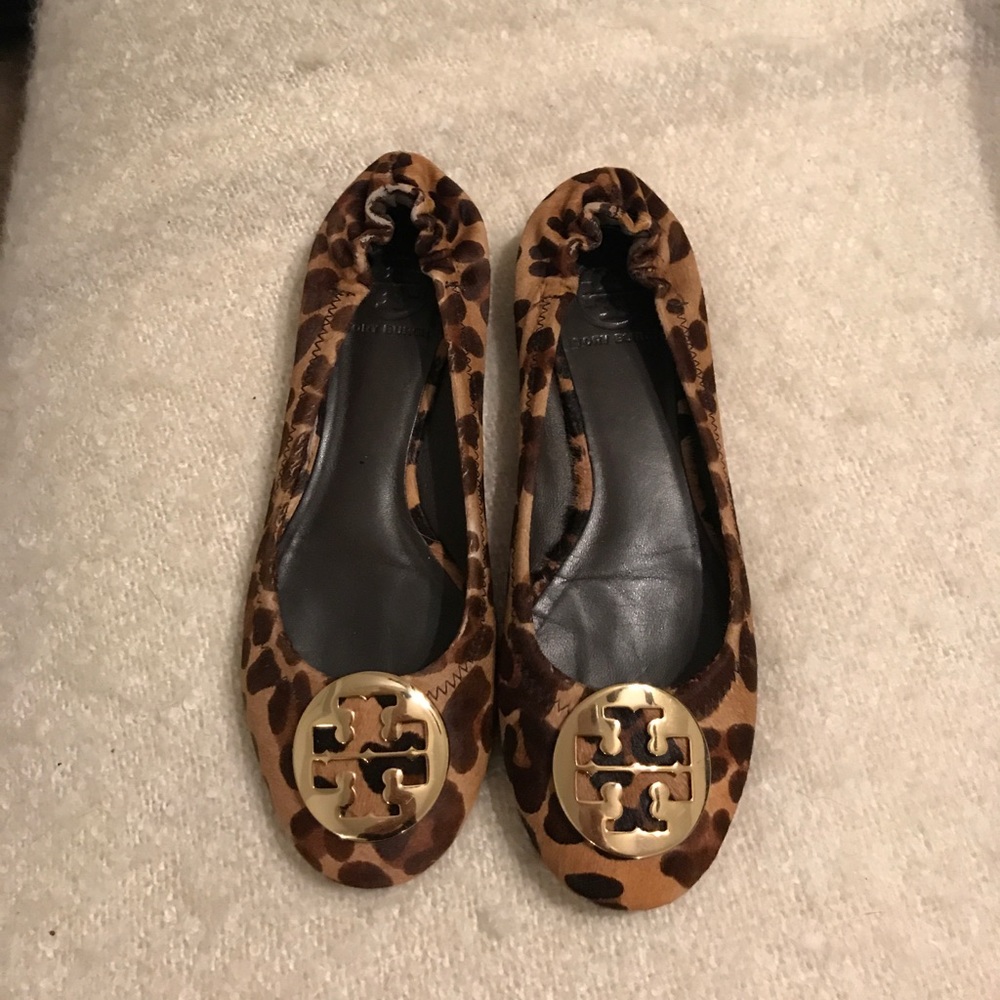 Leopard Tory Burch flats