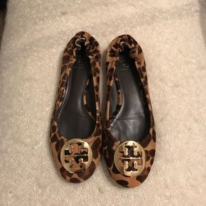 Leopard Tory Burch flats