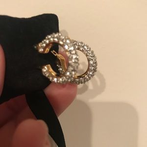 Swarovski hoop earrings