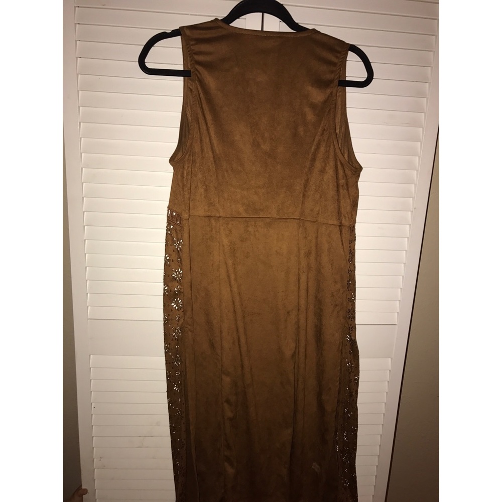 Wrangler brand brown suede vest