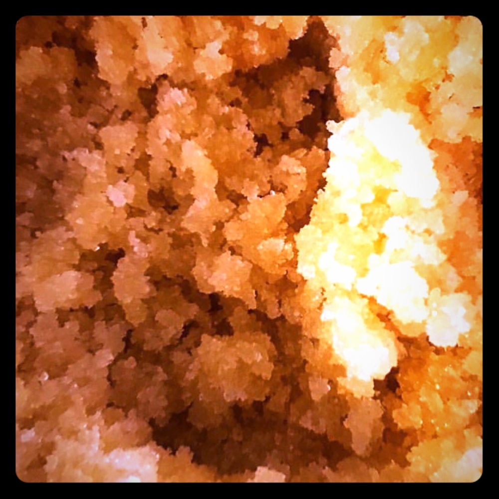 Brown sugar body scrub
