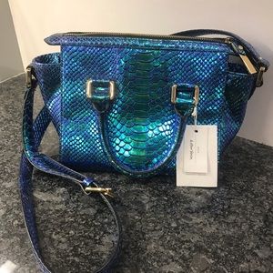 ❣️DISCOUNTED❣️Leather Chrome Crossbody Bag