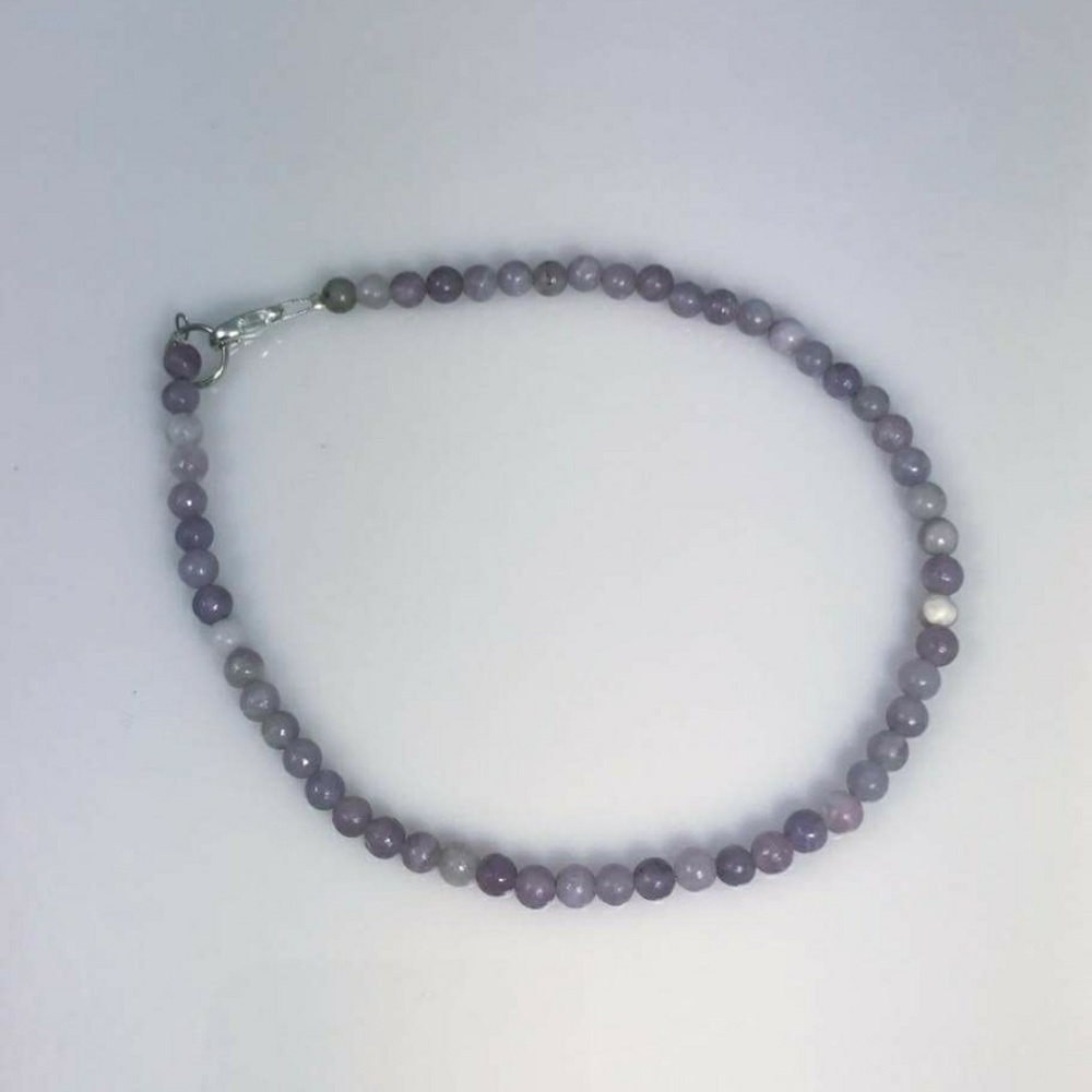 Sedalia Designs 10 Inch Lilac Stone Anklet