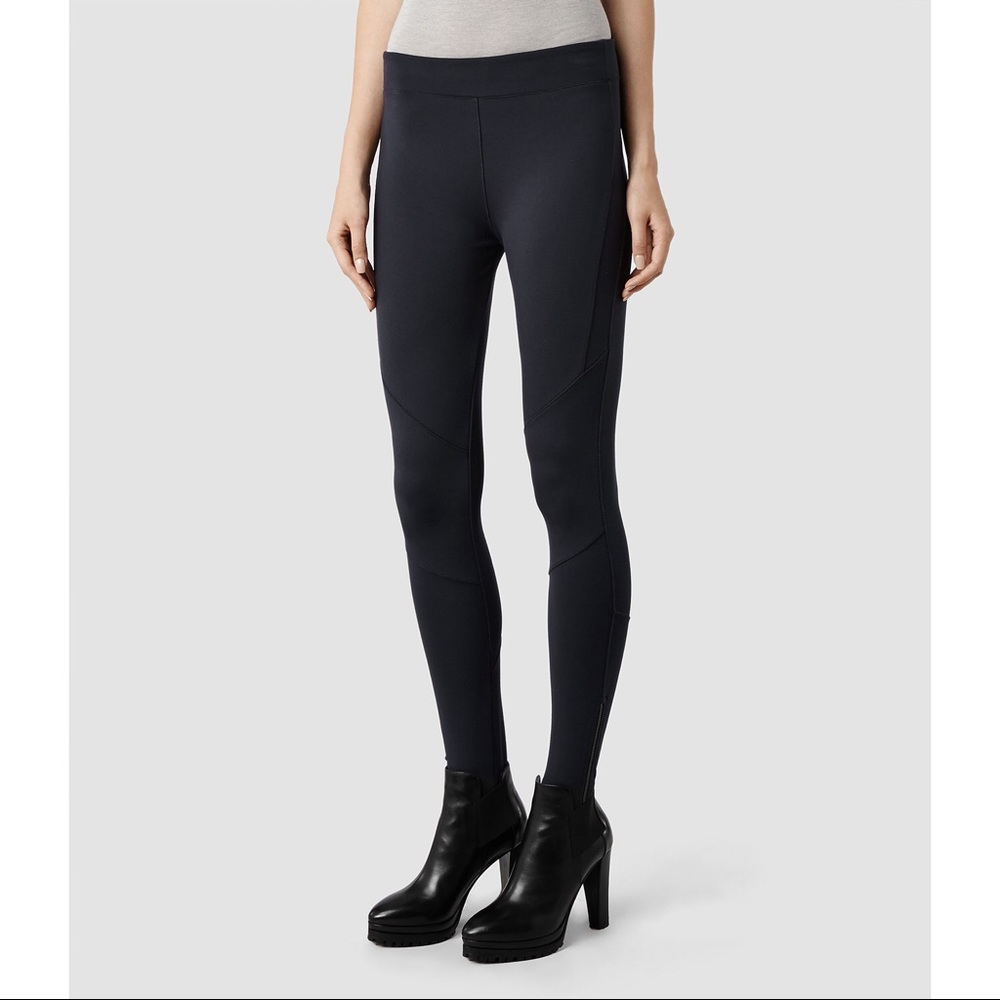 NWT All saints Lori ankle zip legging