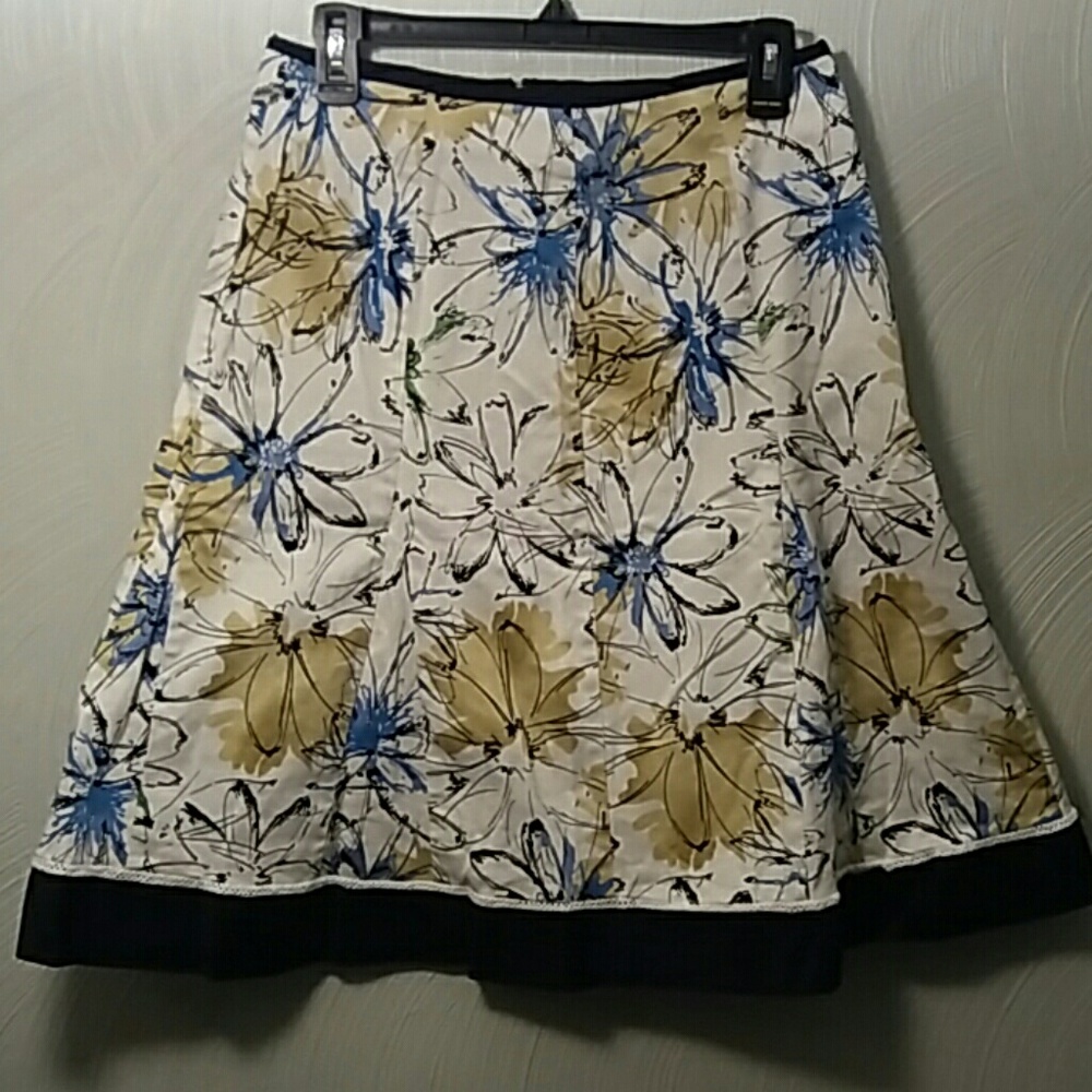 Light floral skirt