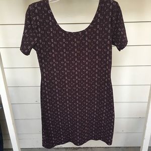 Mudd || (L) Maroon Midi Body Con Dress