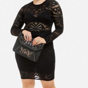 Mesh bodycon dress