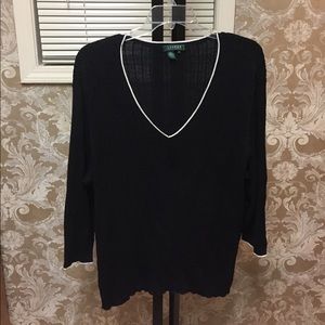 Lauren Ralph Lauren V-Neck Sweater