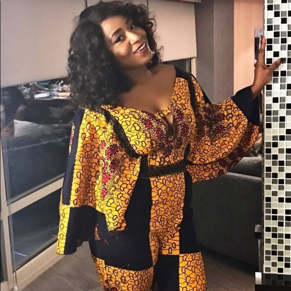 African Print Women’s Jumpsuit US 14