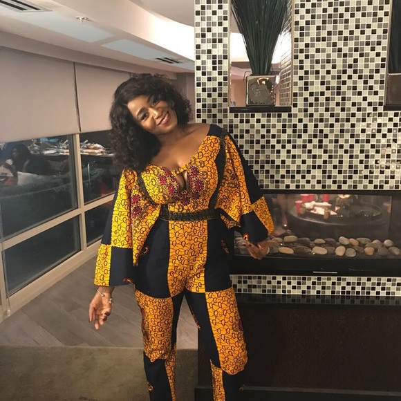 African Print Women’s Jumpsuit US 14 - Picture 2 of 2