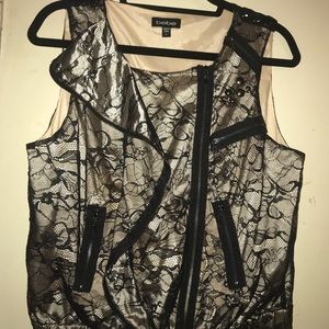 BEBE Lace Vest