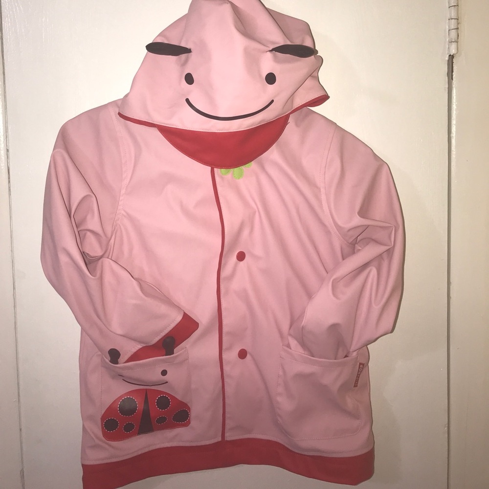 Skip Hop girl rain coat (lady bug)