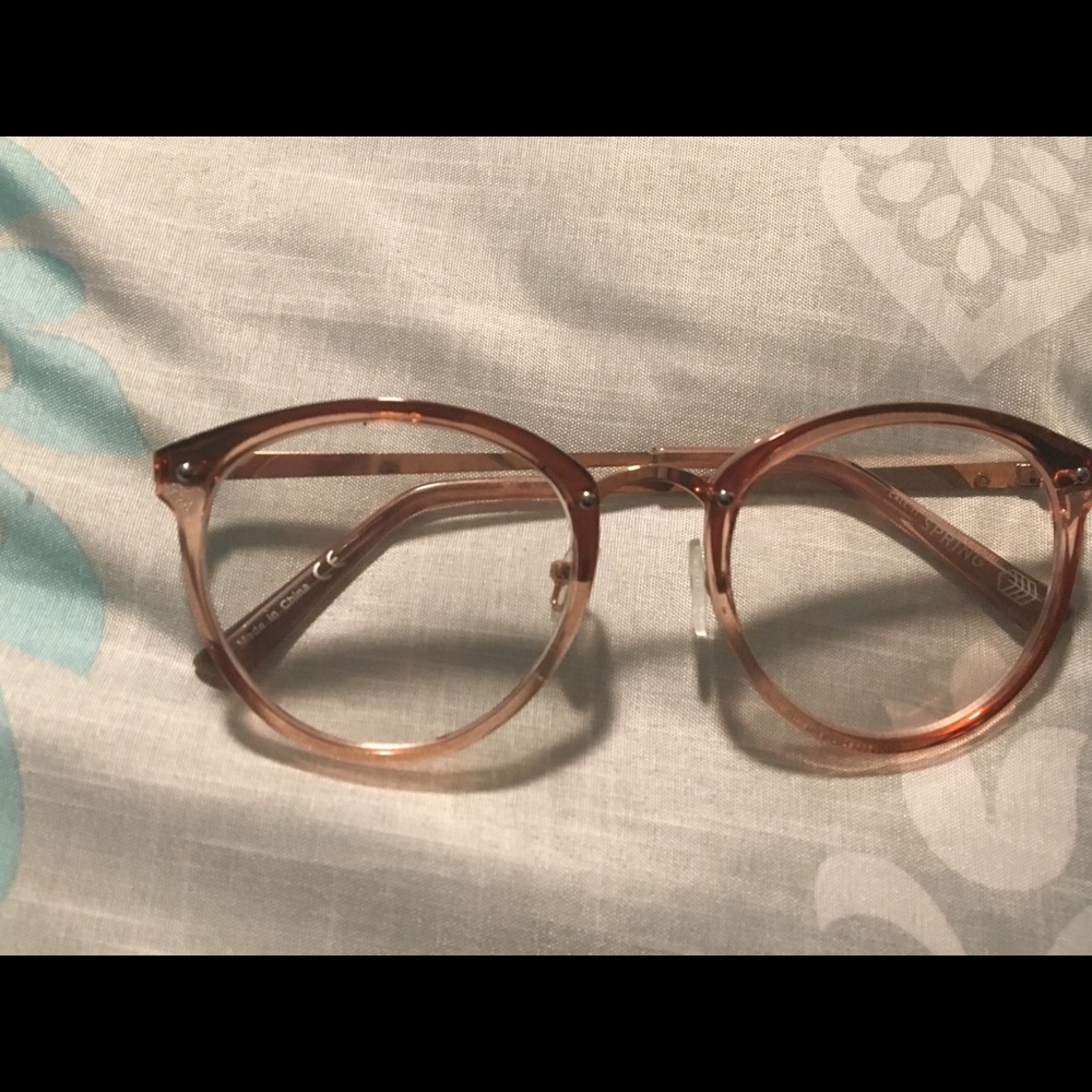 Fake glasses