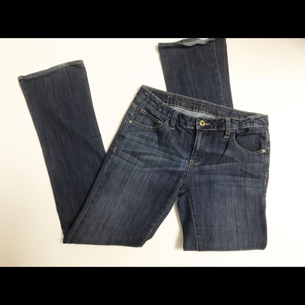 Simply Vera Wang boot cut jeans