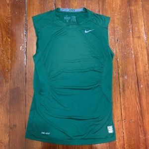 Green Nike tank top
