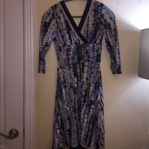 Fall Midi Dress with Dots