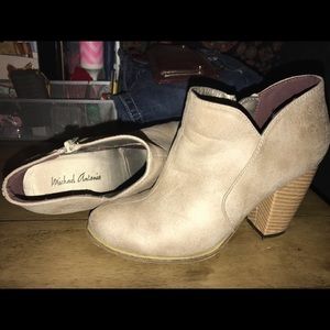 Michael Antonio Taupe booties