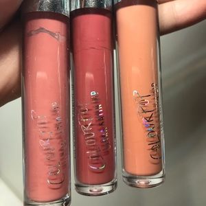 Set of 3 Colourpop Ultra Satin Liquid Lipstick