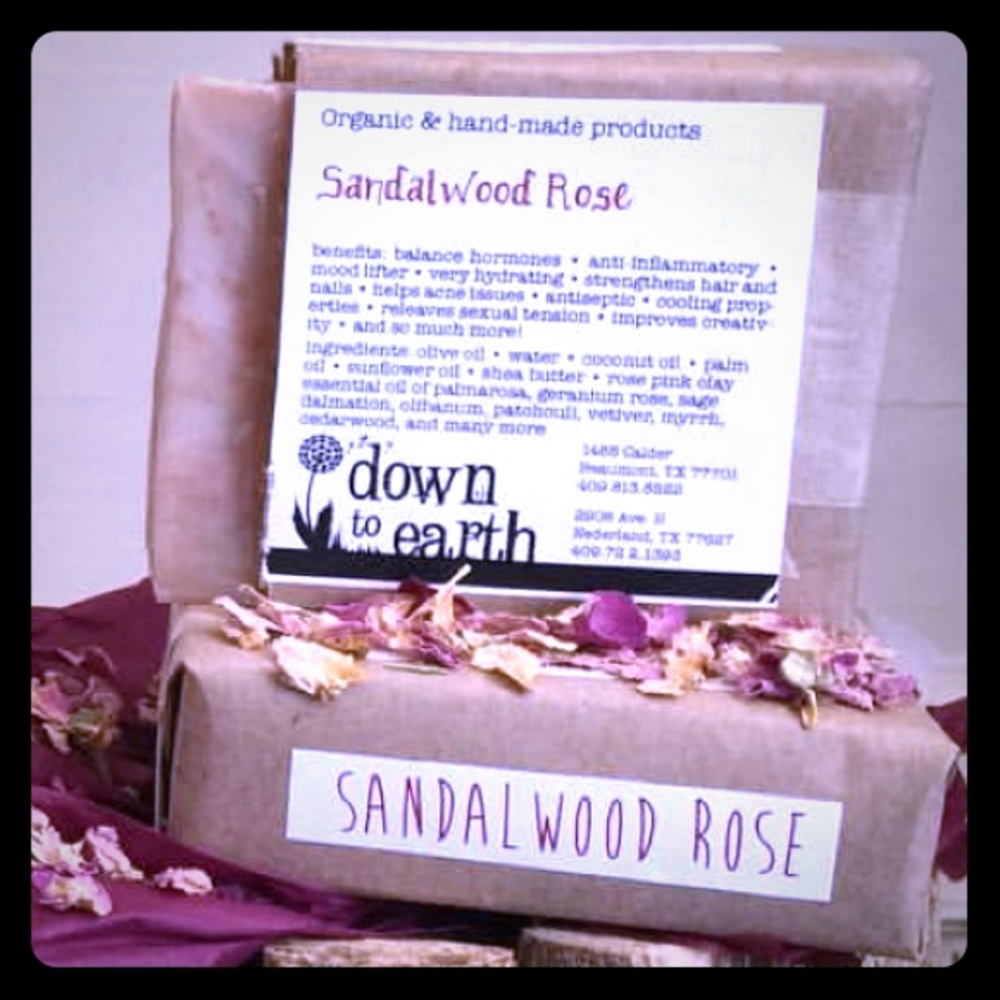Sandalwood rose bathing bar