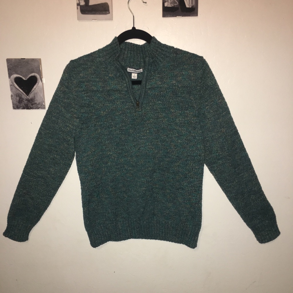 Croft & Barrow Vintage Half Zip Sweater