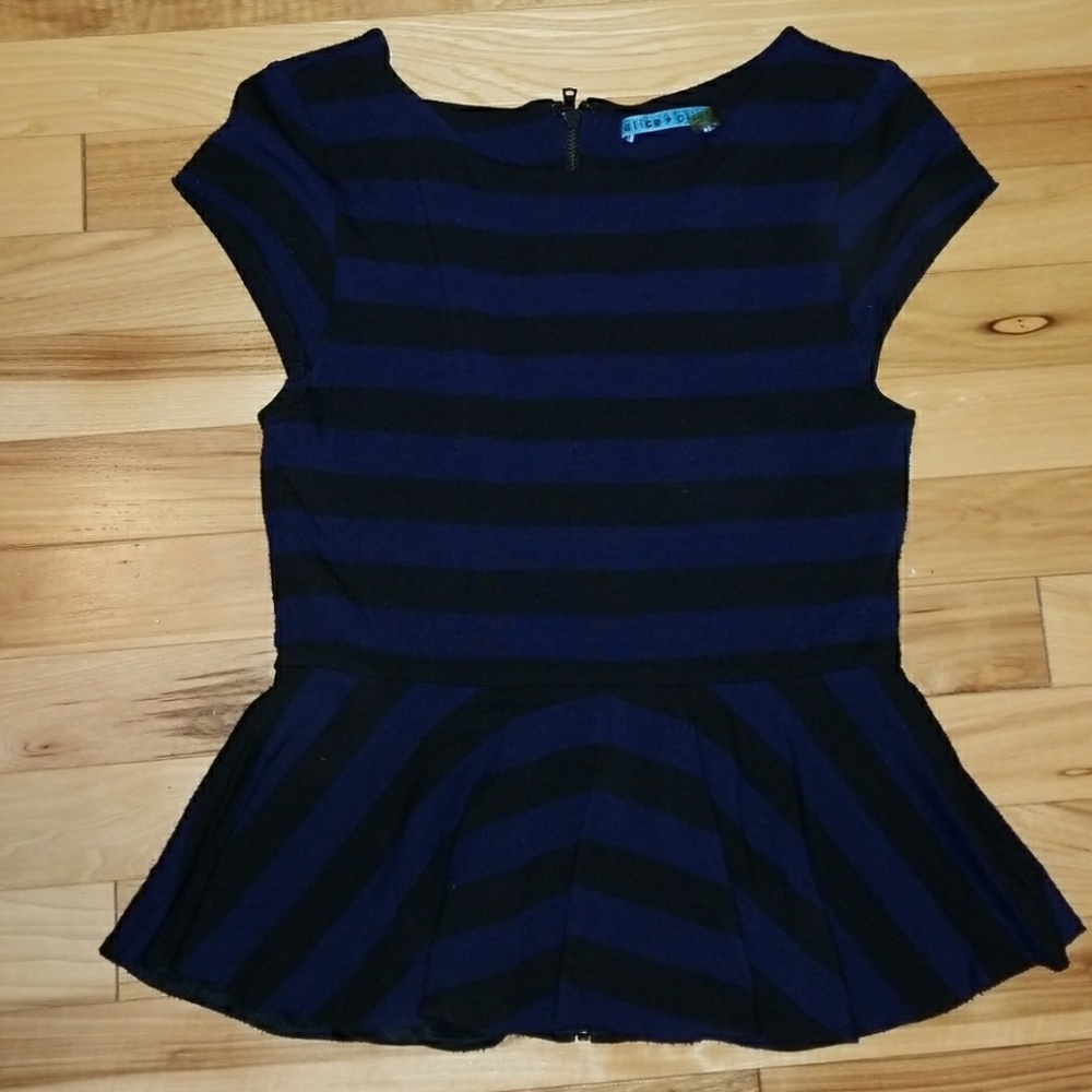 Alice + Olivia peplum shirt