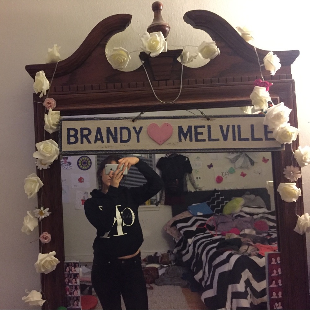 Brandy Melville Wooden Sign