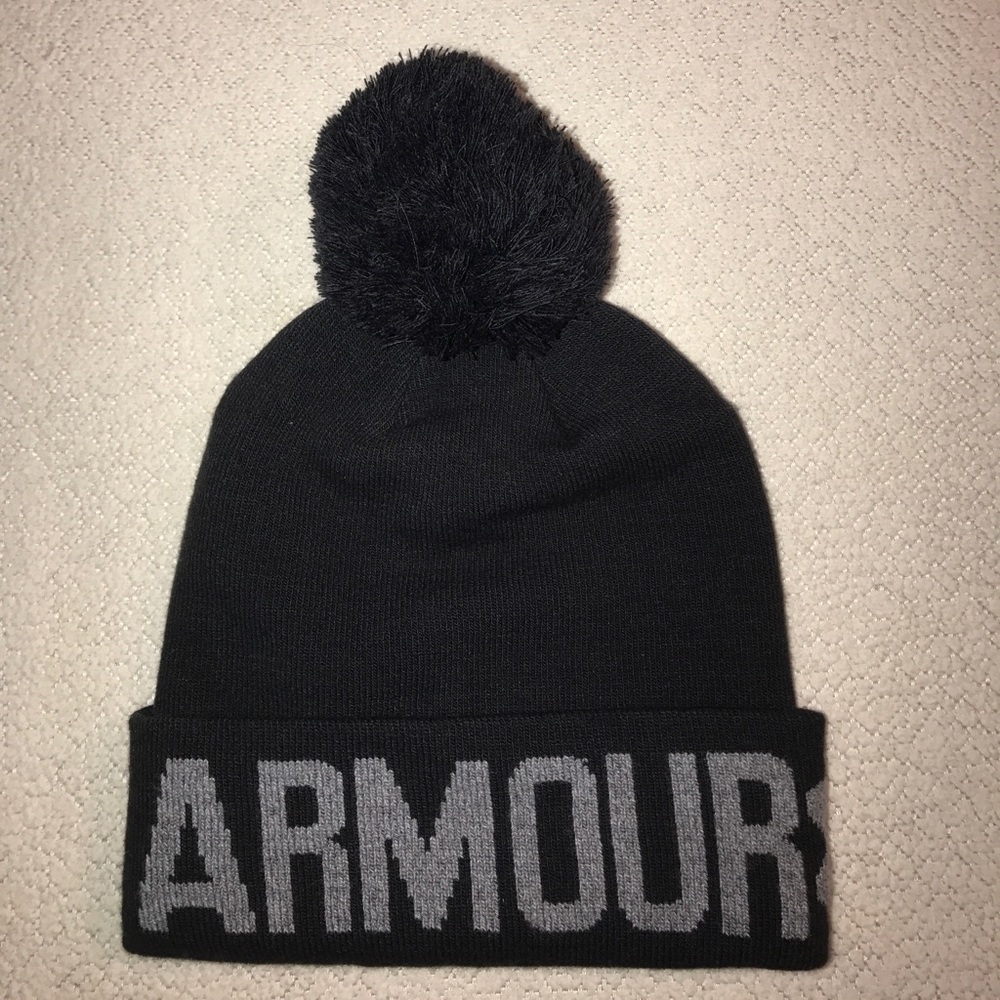 Under Armour Graphic Pom Pom Women's Black Beanie