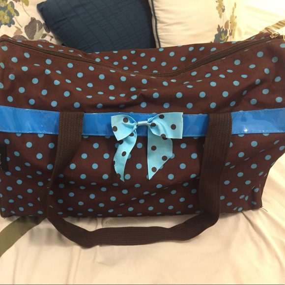 Cute Polka Dot Duffle Bag - Picture 1 of 3
