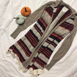 Between Me & You hooded cardigan
