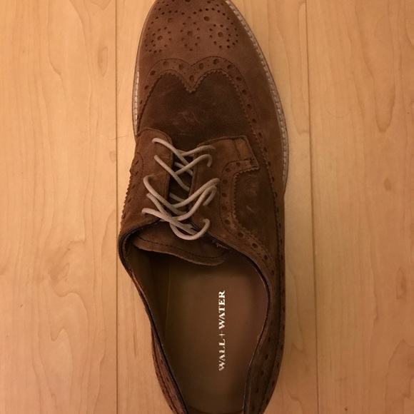 Wall + Water Suede Wingtip Derby