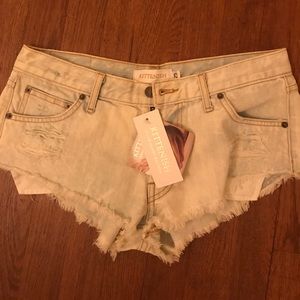 Jean cut off shorts by Kittenish nwt