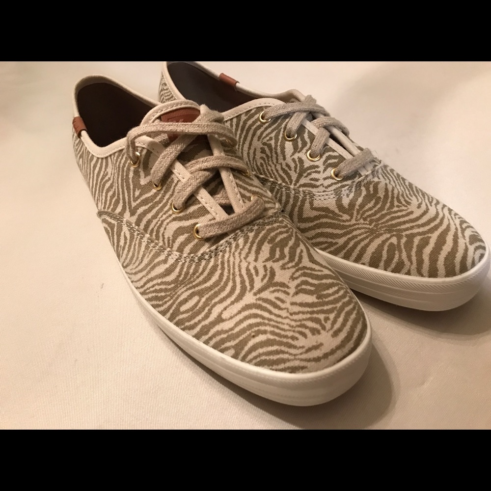 Brand New Zebra Gold Keds Limited Edition