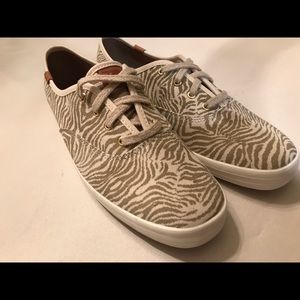 Brand New Zebra Gold Keds Limited Edition