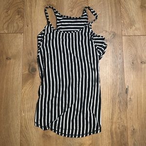 Lululemon stripped crisscross tank top