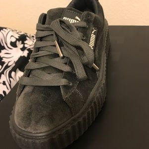 Suede Charcoal Puma Creepers