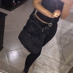 TORY BURCH - black - diaper bag / baby bag