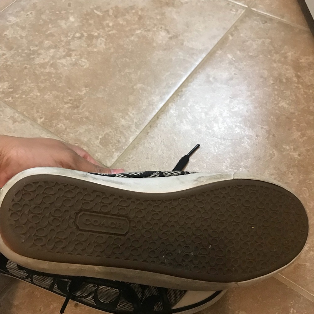 Black coach shoes