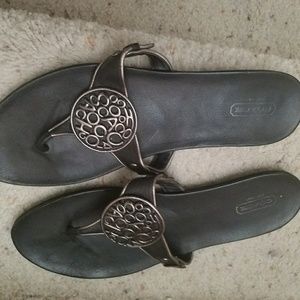 Coach flip flops sandals