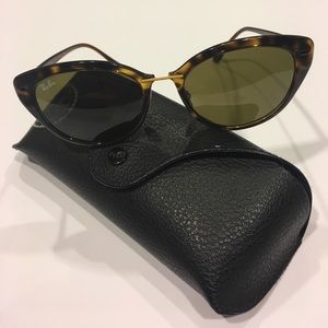 Ray-Ban Cat Eye Brown Sunglasses classic B-15