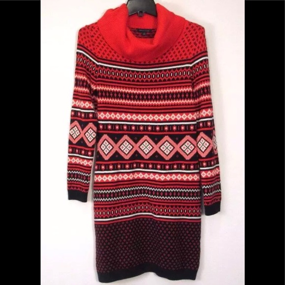Tommy Hilfiger Dresses & Skirts - Tommy Hilfiger Cowl Neck Sweater Dress XL