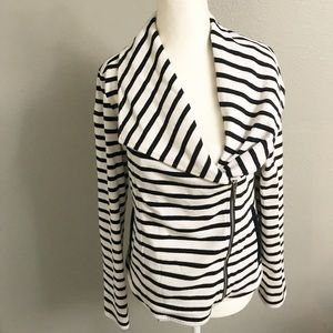 🎉HP🎉 Gap striped moto jacket