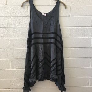 Free People Voile & Lace Trapeze Dress
