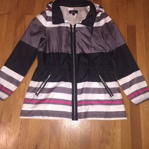 Dennis Basso Windbreaker Zip Jacket Size S