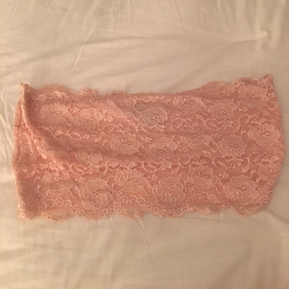 Peach Strapless Bralette/Bandeau