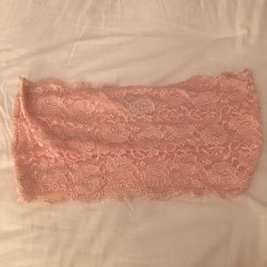 Peach Strapless Bralette/Bandeau