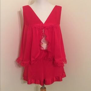 upcycled vintage 1960s Vanity Fair nightgown