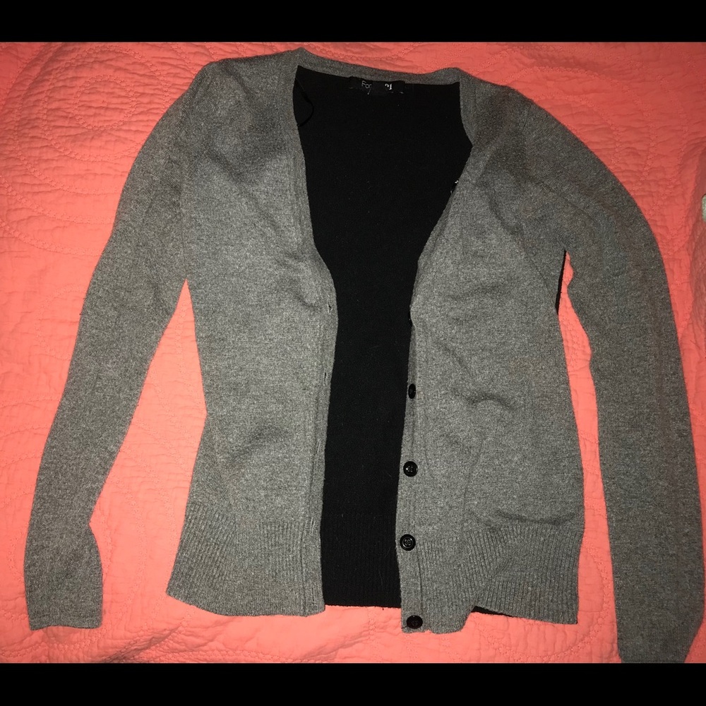 Long Sleeved Button-Up Cardigan